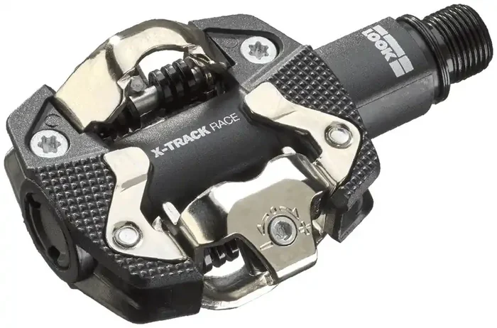 LOOK X-TRACK RACE Dual Sided Clipless MTB Pedals 9/16″ Chromoly Spindle Black