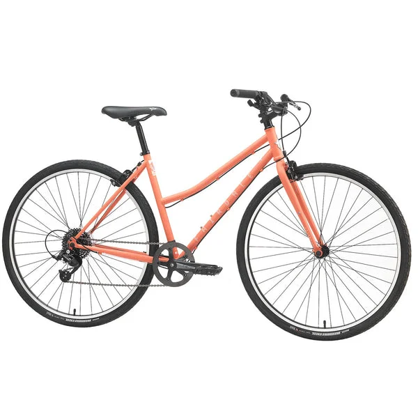 Lookfar Step‑Thru – MATTE CORAL RED