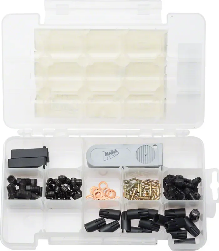 Magura Line Service Kit Includes Barbs Olives Compression Nuts Bleed plugs etc.