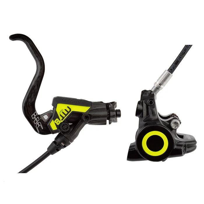 Magura MT8 SL Disc Brake Lever – Front Rear Hydraulic Flat Mount Gray/YLW