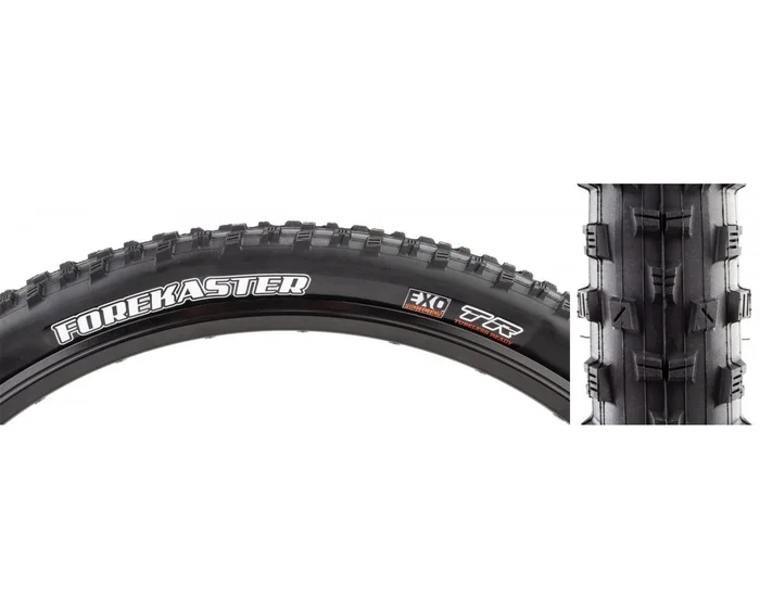Maxxis Forekaster Tubeless Mountain Tire (Black) (V2) (29″) (2.6″) (WT | Dual/EXO)