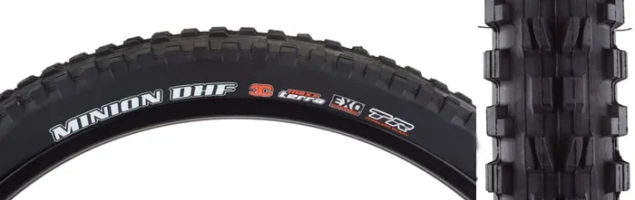 Maxxis Minion DHF TERRA/EXO/TR/WT 26×2.5 Tubeless TPI 60 Black/Black TB74284000
