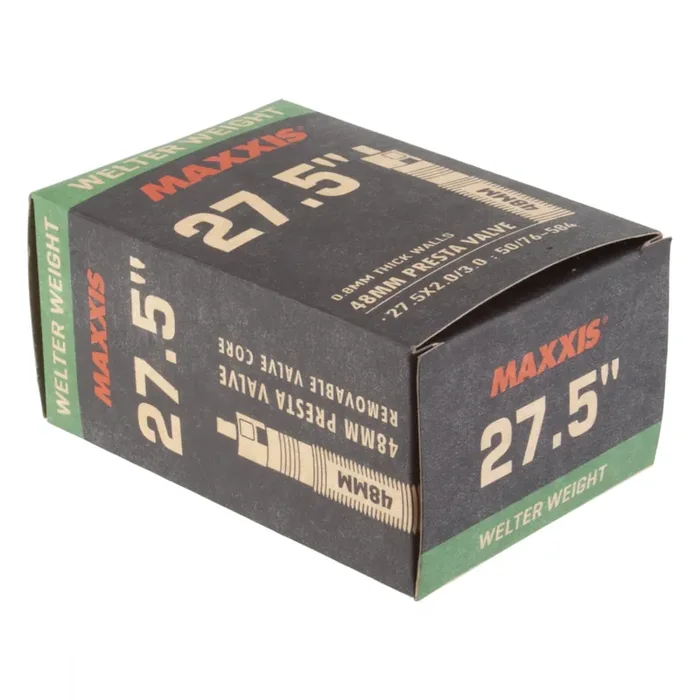 Maxxis Welterweight Tube 27.5×2.0-3.0 PV 48mm 0d Removable Valve Core (RVC)