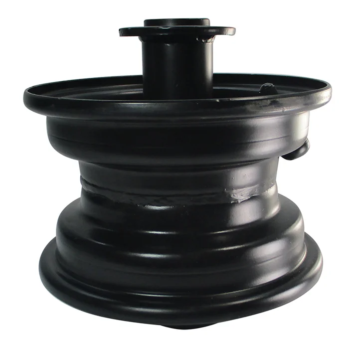 MegaMoto 6″ Rear Wheel Black Fits Coleman