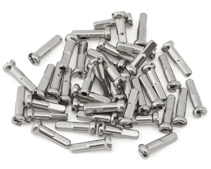 Merritt 14G Alloy Nipples (Silver) (Bag of 40)