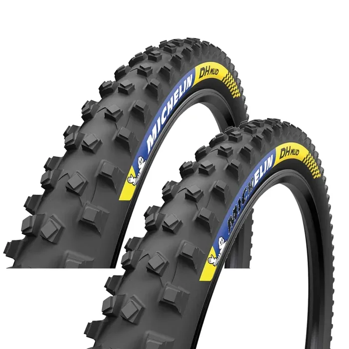 Michelin DH Mud 29‘‘x2.40 Tubeless-Ready Downhill Bike Tires with MAGI-X, Downhill Shield & Cuttable Blocks 05631