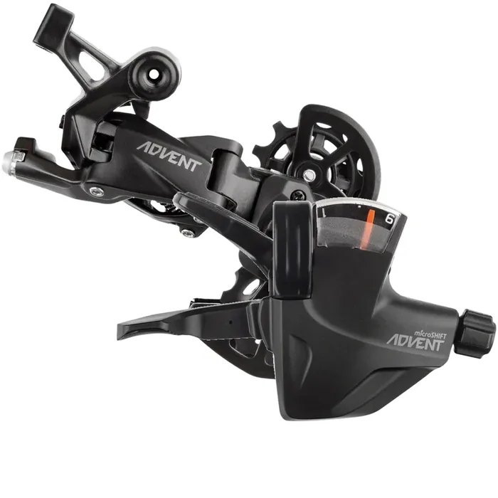 microSHIFT ADVENT 9-Speed Bike Derailleur & Trigger Shifter Bundle Lightweight, Durable Aluminum, Precise Shifting for Mountain & Urban Bikes