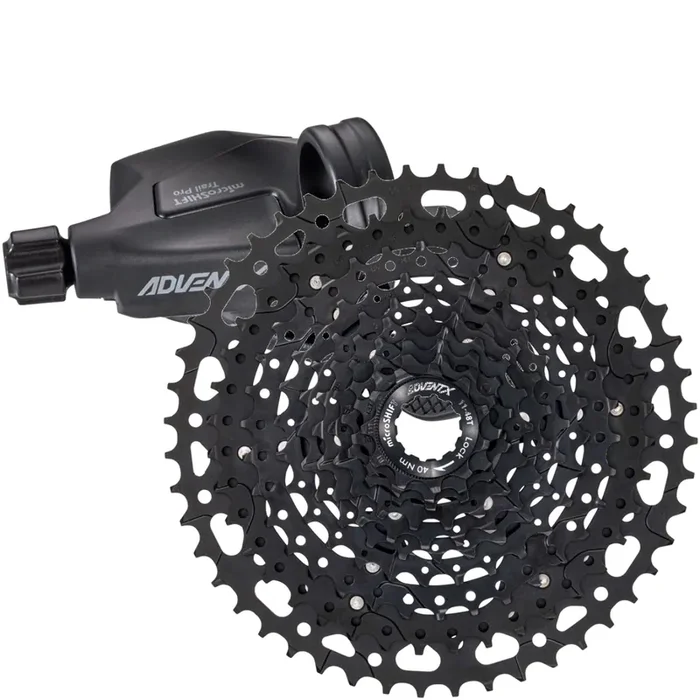 microSHIFT ADVENT X 10-Speed Trail Shifter & Cassette Bundle Lightweight, High-Performance MTB Drivetrain Components