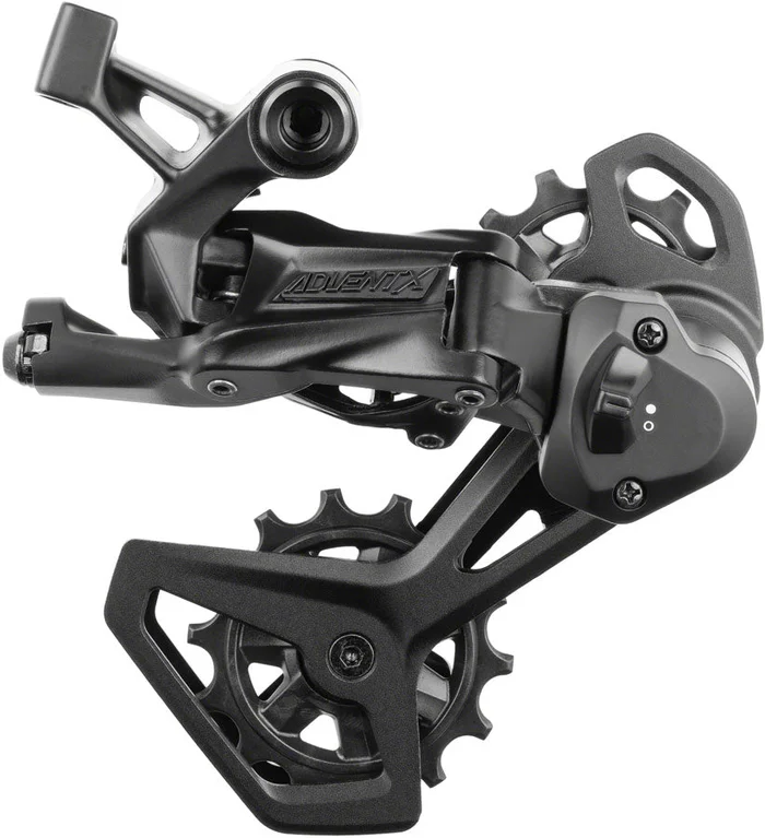 microSHIFT ADVENT X V2 Rear Derailleur – 10-Speed Medium Cage Clutch ADVENT X Sword Compatible BLK Ver. 2