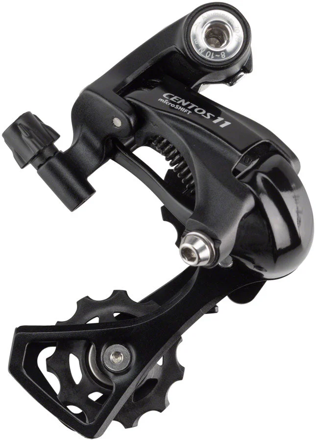 microSHIFT Centos Rear Derailleur – 11 Speed Short Cage Black