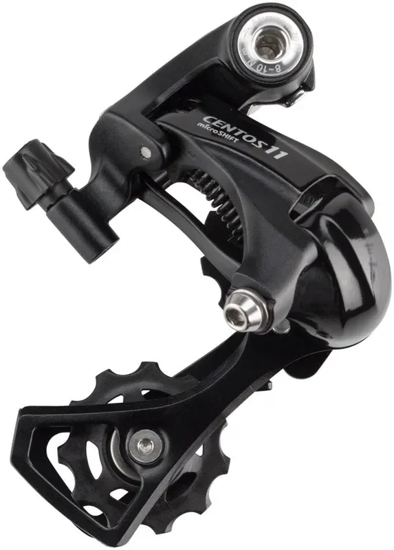 microSHIFT Centos Rear Derailleur – 11 Speed, Short Cage, Black