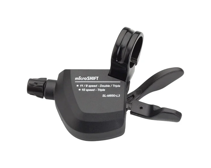 Microshift MarvoLT Xpress Trigger Shifters (Black) (Left) (2/3x) (Shimano Compatible)