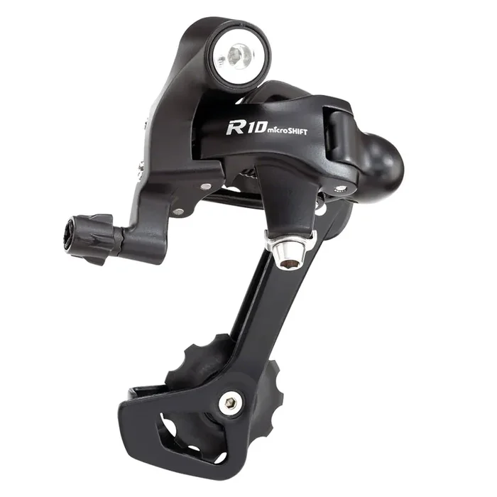 microSHIFT R10 Rear Derailleur – 10 Speed, Long Cage, Shimano Compatible, Black