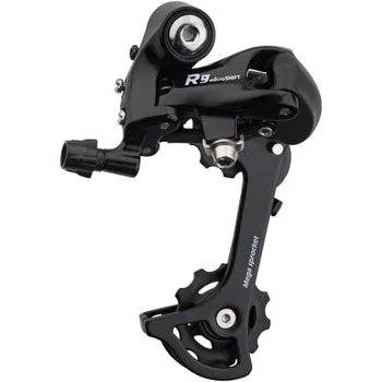 microSHIFT R9 Rear Derailleur – 910 Speed Medium Cage Black