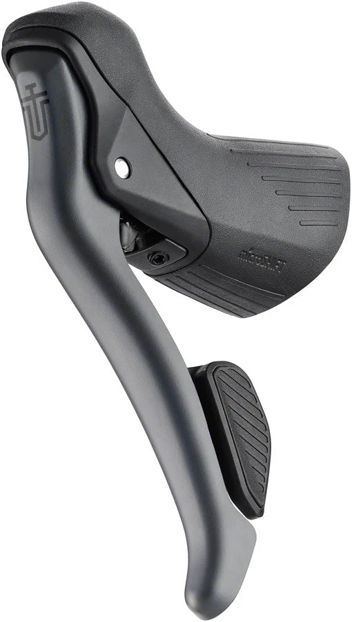 microSHIFT Sword Left Drop Bar Brake Lever Intergrated Dropper Remote – Gray Version B