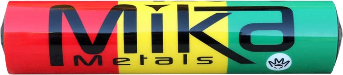 Mika Metals Big Bike Rasta Bar Pad- Injection Molded 9.75″