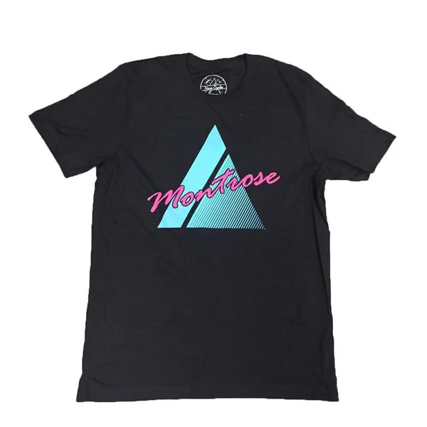 Montrose Tee – Cyan Triangle