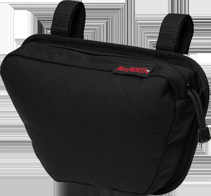 Moto Pockets T Bar Bag Black