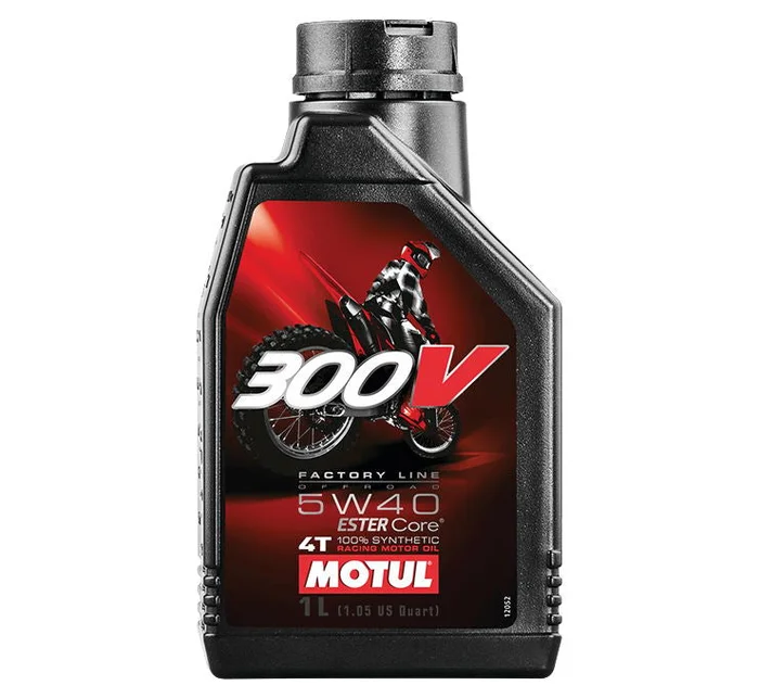 Motul 300V Factory Line Synthetic Off Road Oil – 5W-40 1 Liter