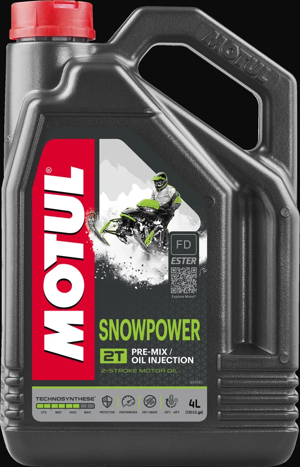Motul Snowpower 2t Ester Engine Oil 4 Ltr 4/Case
