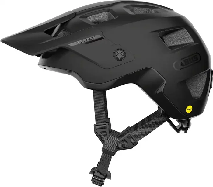 Mountain Bike Helmet Abus MoDrop – Velvet Black, Small