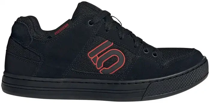 Mountain Bike Shoes Five Ten Freerider Flat – Men‘s, Core Black/Red/Gray Five, 8.5