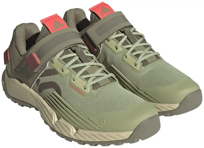 Mountain Bike Shoes Five Ten Trailcross Mountain Clipless – Women‘s, Magic Lime/Quiet Crimson/Orbit Green, 7.5