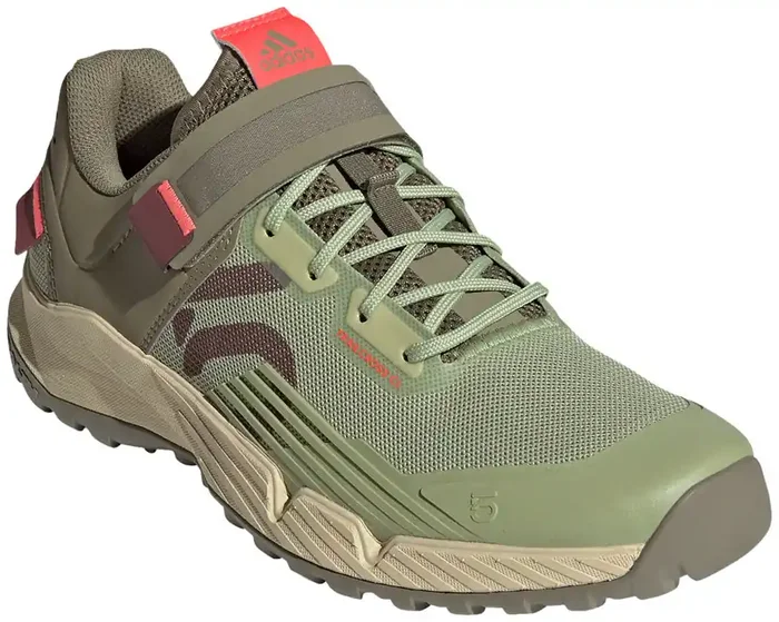 Mountain Bike Shoes Five Ten Trailcross Mountain Clipless – Women‘s, Quiet Crimson/Orbit Green/Turbo, 8.5