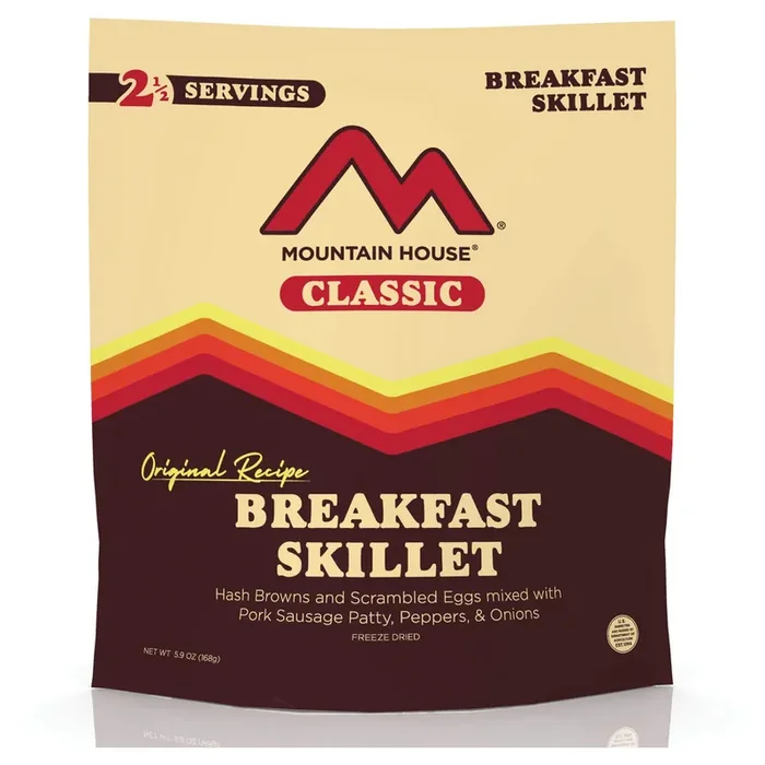 Mountain House Classic Breakfast Skillet Delicious and Convenient Camping Meal