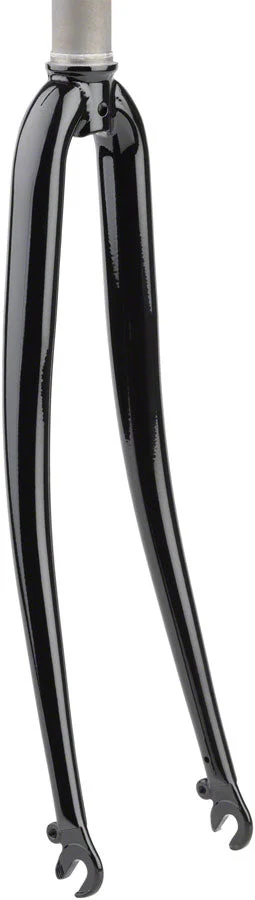 MSW 700c Road Fork – 9mm x 100mm 1 1/8″ Straight Steerer Mid Reach Caliper BLK
