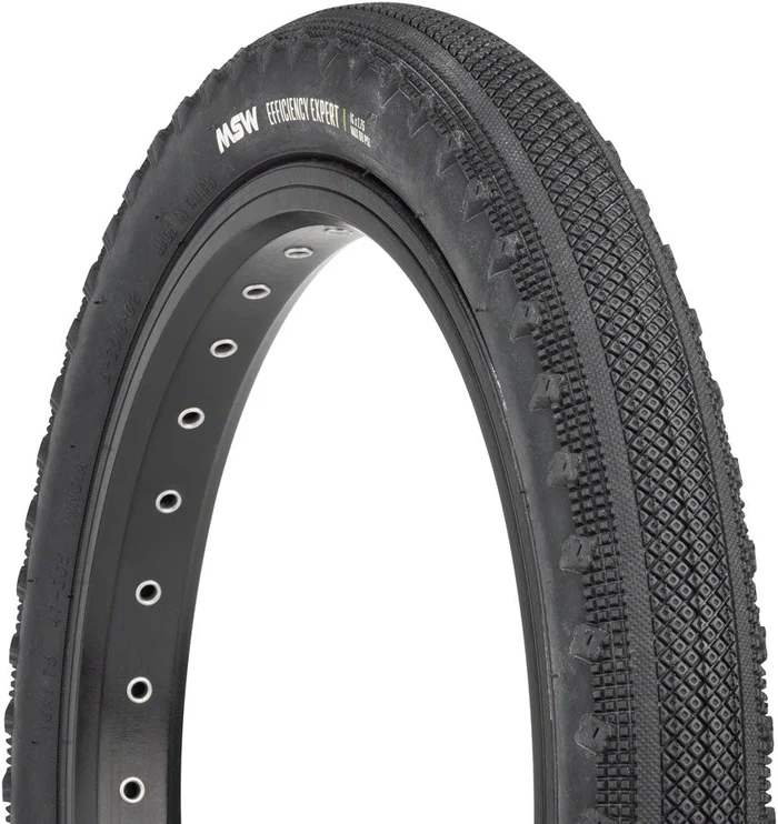 MSW Efficiency Expert Tire – 16 x 1.75 Black Rigid Wire Bead 33tpi