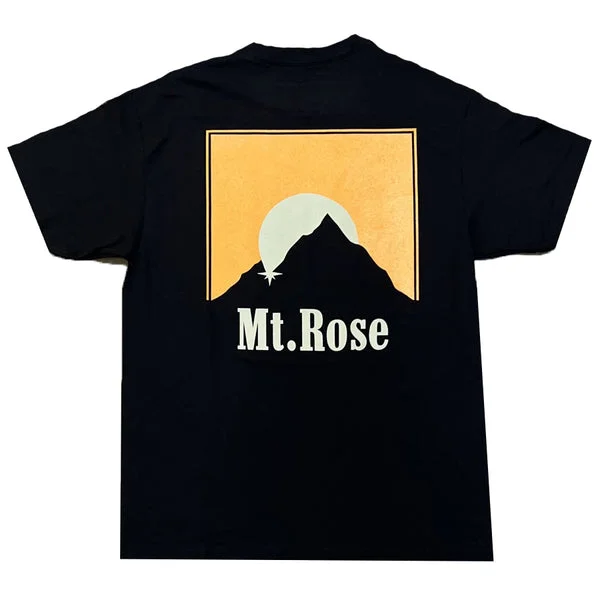 Mt. Rose Sunset Tee – Black w/Orange