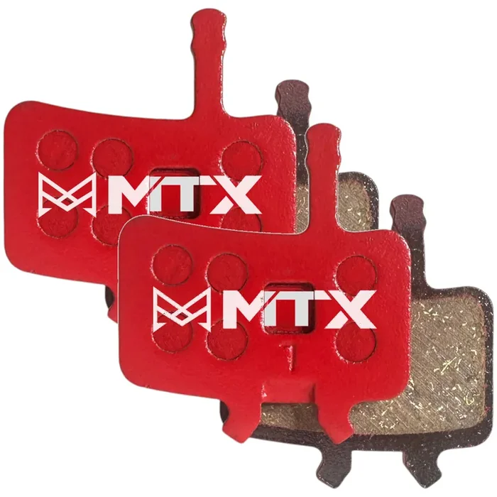 MTX Red Label RACE Disc Brake Pads Bundle Ceramic/Kevlar, Avid BB7/Juicy 2-Piston Performance