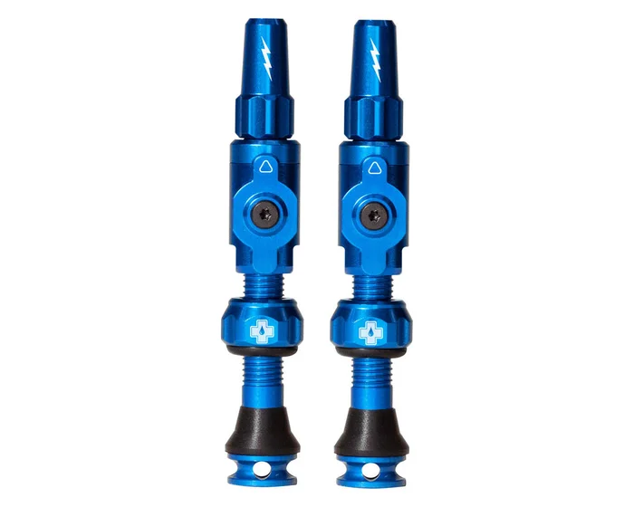 Muc-Off Big Bore Lite Tubeless Valves (Blue) (Medium) (35mm)