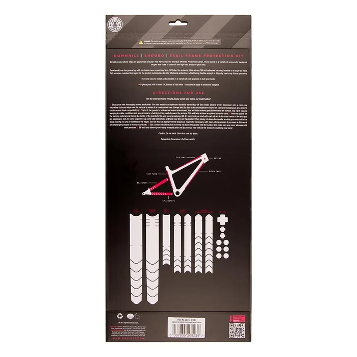 Muc-Off DH/Enduro/Trail Frame Protection Kit – 45-Piece Kit Bolt