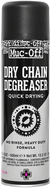 Muc-Off Dry Chain Degreaser 500ml Removes Grime Lube or Wax from Chain