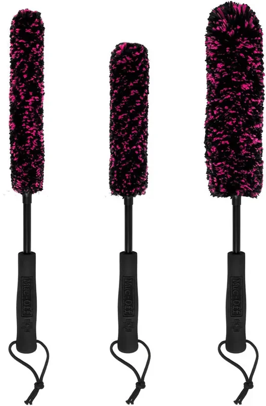 Muc-Off Microfibre Brush Kit – Set of 3