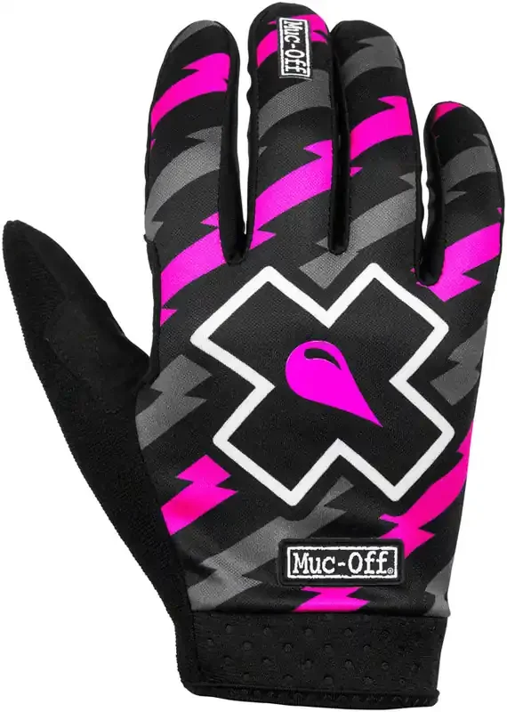 Muc-Off MTB Gloves – Bolt, Full-Finger, Large Flexible And Breathable