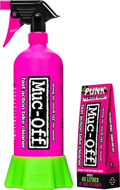 Muc-Off Punk Powder – Bottle Bundle Bottle Made From Tough Aluminum
