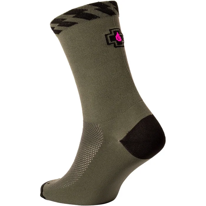 Muc-Off Tech Rider Men’s Mountain Bike Socks – Green