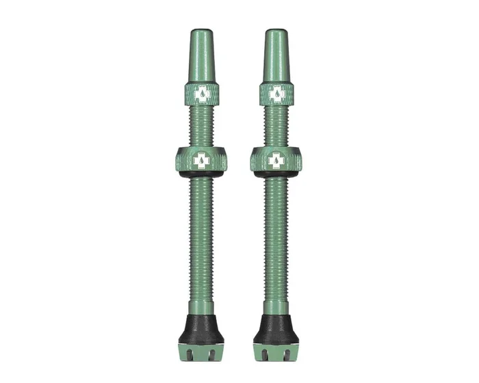 Muc-Off V2 Tubeless Presta Valves (Turquoise) (Pair) (44mm)