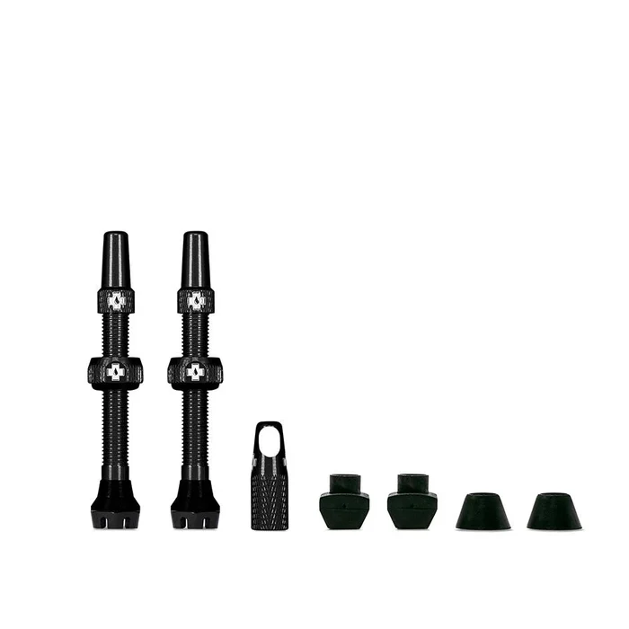 Muc-Off V2 Tubeless Valve Kit – Black 44mm Pair