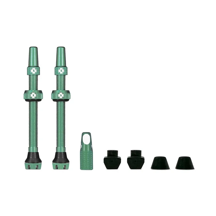 Muc-Off V2 Tubeless Valve Kit – Turquoise 44mm Pair