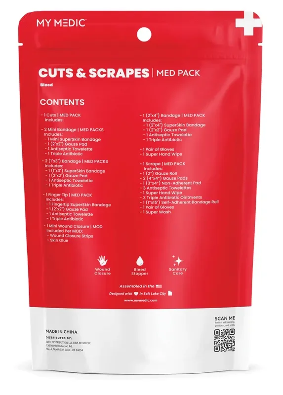 Mymedic Cuts And Scrapes Medpack Cuts And Scrapes Medpack