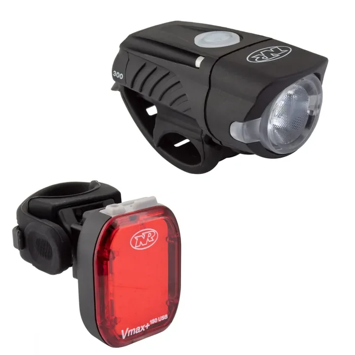 Niterider Swift 300/Vmax+ Combo Handlebar/Seatpost USB 300/150 5F/6R