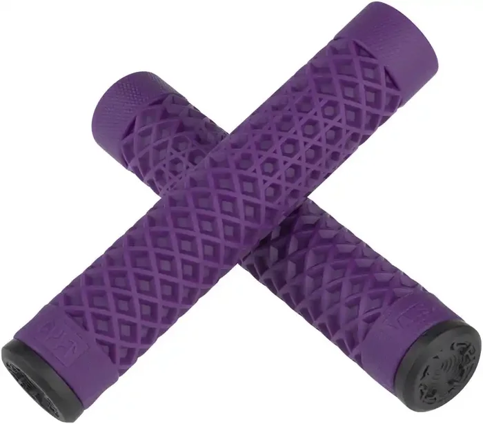 ODI Cult x Vans Flangeless Grips Purple Made In USA 150mm Round Bike Bicycle