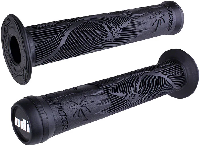 ODI Hucker Grips – Black Flange