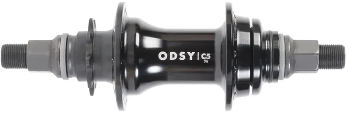 Odyssey C5 Hub – Rear, Cassette, 9T, 14mm, 36H, Right or Left Hand Drive, Black
