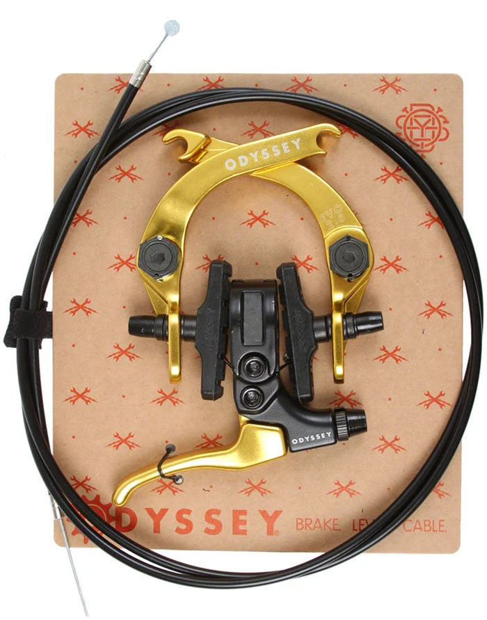 Odyssey EVO 2.5 U-Brake and Lever Kit – Anodized Gold