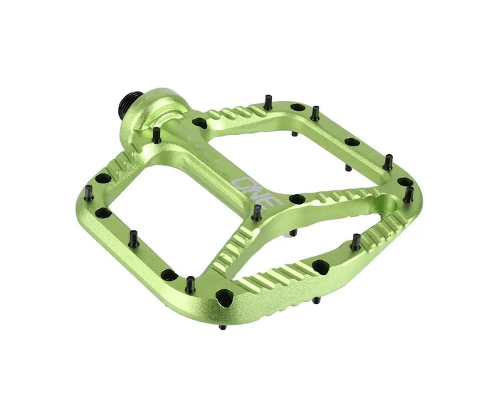 OneUp Components Aluminum Platform Pedals (Green) (9/16″)